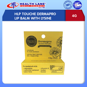 HLP TOUCHE DERMAPRO LIP BALM WITH LYSINE 4G